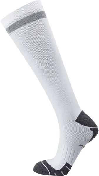 Endurance Torent Reflective Long - løpesokker med kompresjon - Hvit - Str. 35/38
