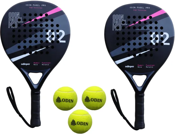 Odin Padel TILBUD (Odin Padel Nova Balance + Odin Padel Baller - 3 stk.)